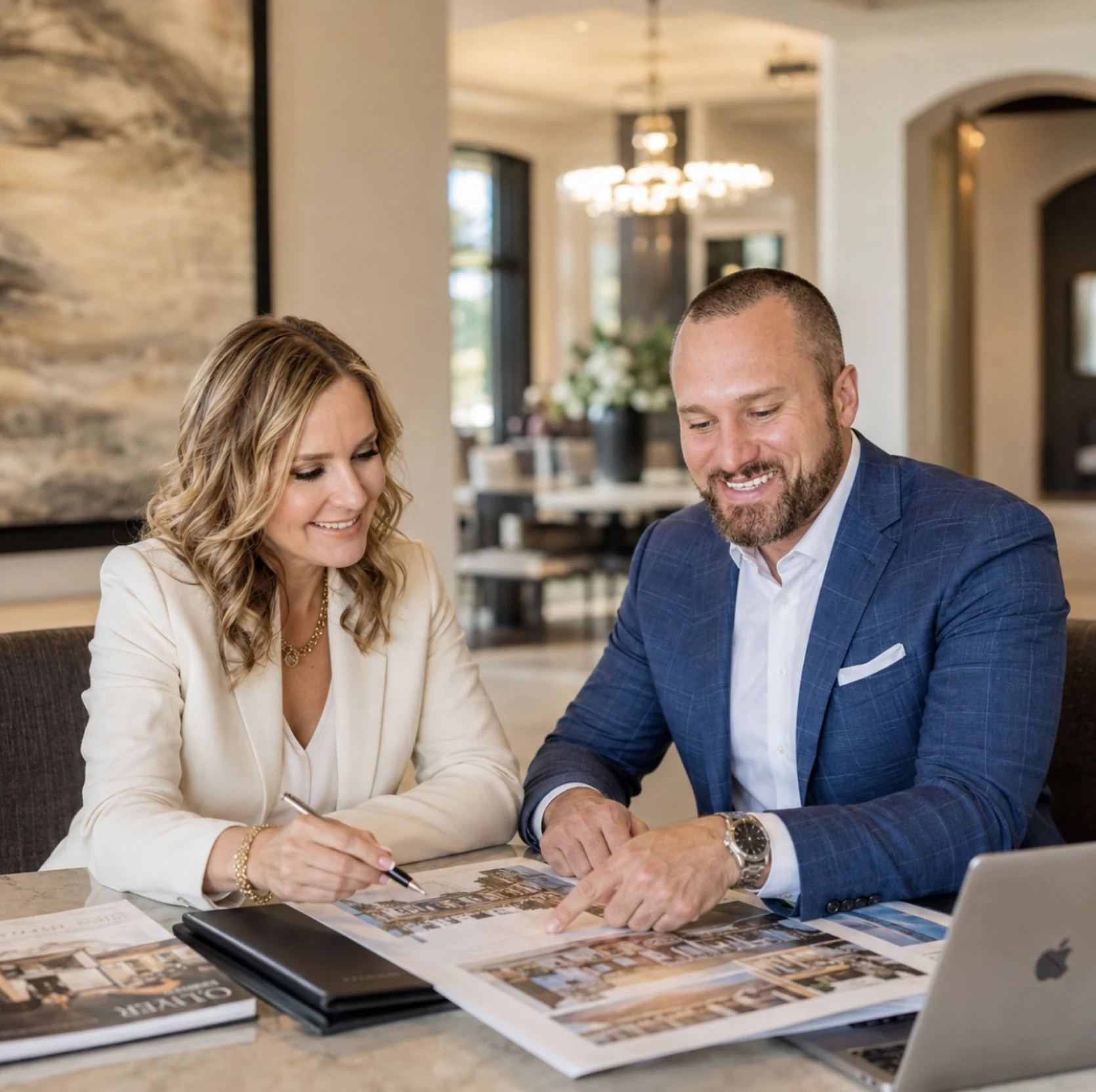 Heather and Michael Oliver, owners of Oliver Realty